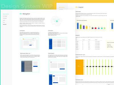 Design System wip designsystem layout navigation wip