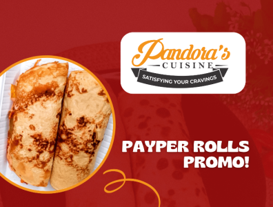 Pandora's Cuisine Payper Rolls Promo