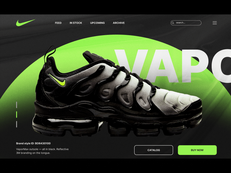 Nike | Concept Shot animation branding design graphic design landing logo ui ux web design