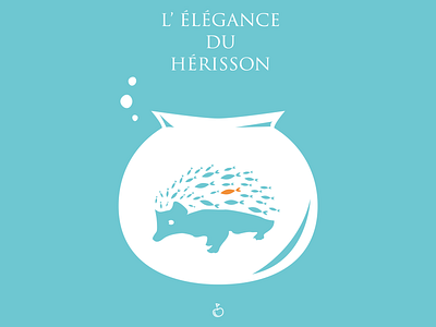L’ ÉLÉGANCE DU HÉRISSON design hedgehog illustration image