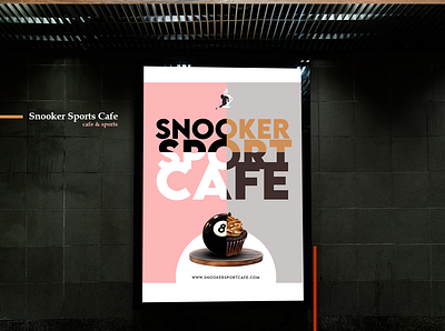 Snooker SportCafe Poster banner banner design brand identity branding business design graphic design poster poster design