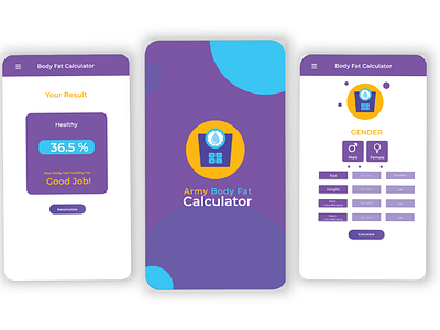 Army Body Fat UI/UX