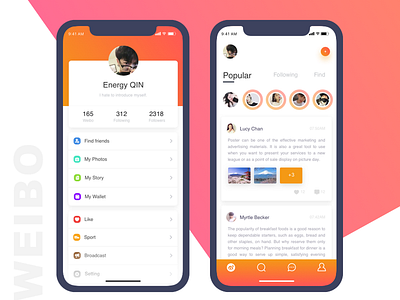 Weibo UI Redesign