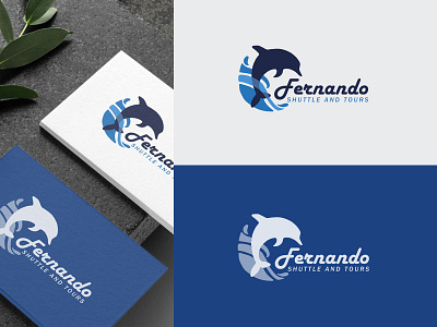 Fernando Shuttle & Tours brand brand identity branding business logo clean design corporate identity design logo modern logo travel vector