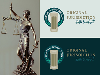 Original Jurisdiction brand brand identity branding corporate identity design illustration law logo wacom writer