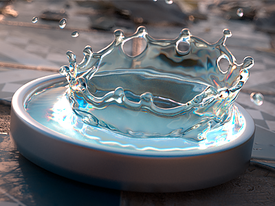Surface Tension cg houdini splash surface surface tension tension vfx water