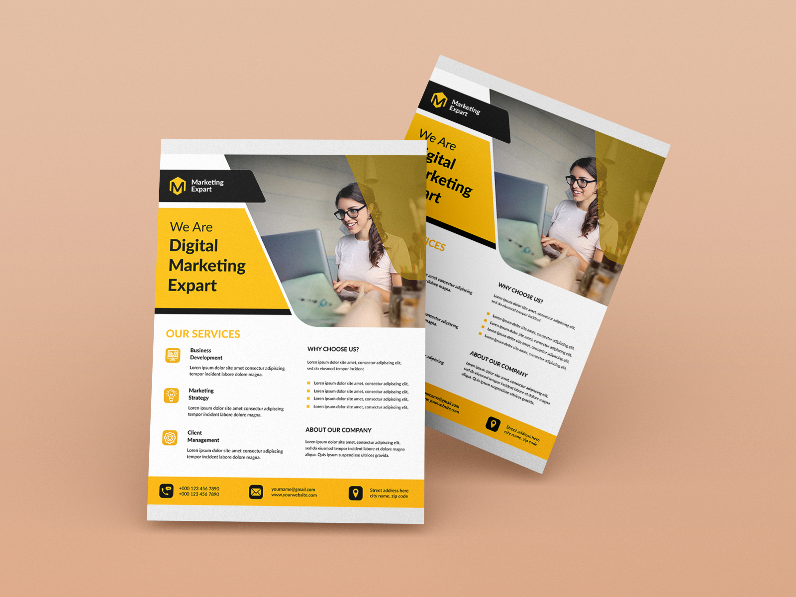 Flyer Template/Design by Suman Paul on Dribbble