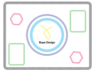 Rope design branding business design graphic design illustration photoshop rope rope design vector