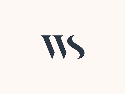 WS Monogram Exploration exploration logo minimal monogram simple
