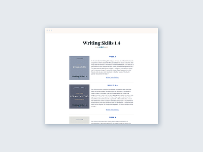 Writing Skills 1.4 Homepage blog blog graphics clean minimal monochrome typography ui website wordpress wordpress blog