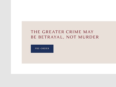 Author Website Exploration author button button design crime genre layout pre-order sleuth typography web design website whodunnit