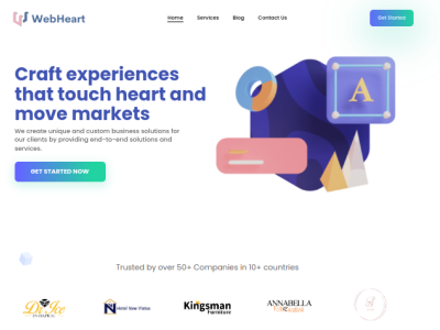 Thewebheart - Creative Design Agency design designagency graphic design moderndesign ui uiux webdesign websitedevelopment