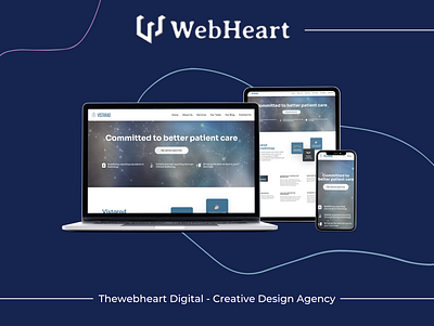 Healthcare Website UI Design - Thewebheart Digital creative deisgn agency design designagency moderndesign thewebheart ui uiux web design company web development agency web ui design webdesign