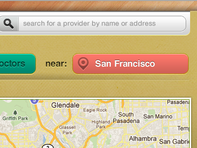 Location Based Service location maps search
