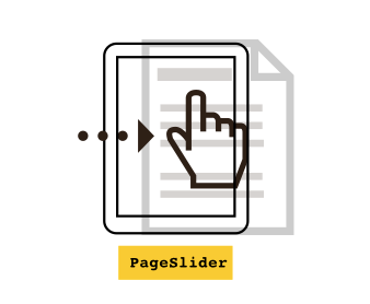 PageSlider icons infographic instructional