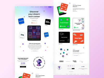 Website Design | infinity careers graphic design landing page landing page design ui ux vector web web design website website design