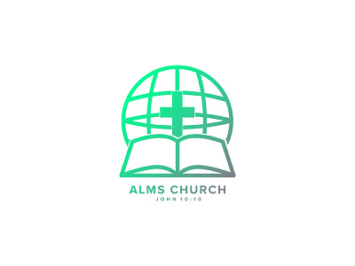 ALMS Church Logo bible church cross design globe graphic design illustrator logo