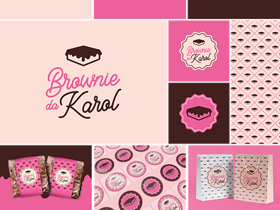 Brownie da Karol adobe illustrator branding design graphic design logo packaging patterndesgin vector