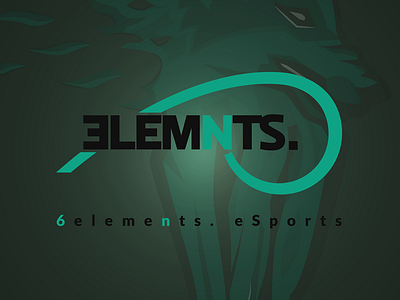 sixelements -- mascot / typedesign logo 2018 aggressive animal branding esports gaming logo logotype mascot sports wolf