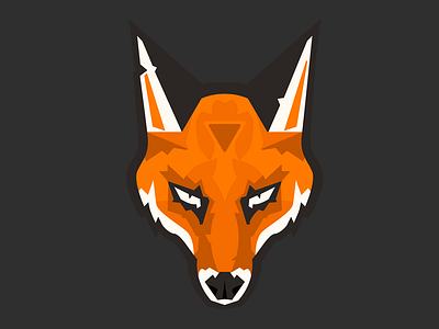 Serious Fox aggressive animal branding esports fox gaming logo logotype mascot sports