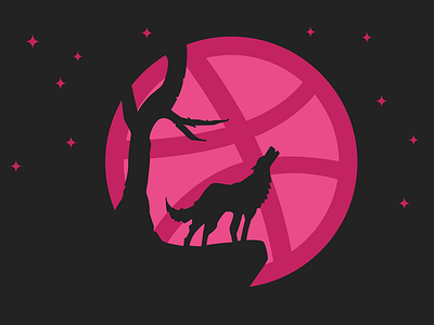 Hello, Dribbble. (digitalized) aggressive animal branding digital dribbble esports gaming logo logotype mascot sports wolf