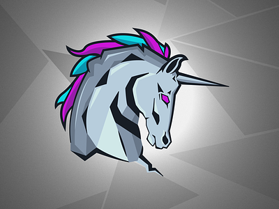 Evil Unicorn branding esports illustration logo logodesign mascot unicorn