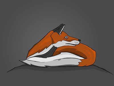 Fox animal fox gregorsart illustration procreate