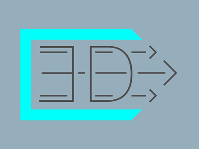 Type Animation „ED“ animation branding gregorsart learning logo type