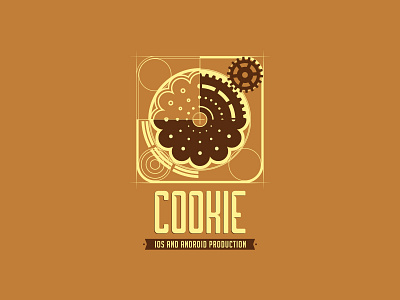 Cookie Logo brand branding icon identity illustrator logo ukraine vector