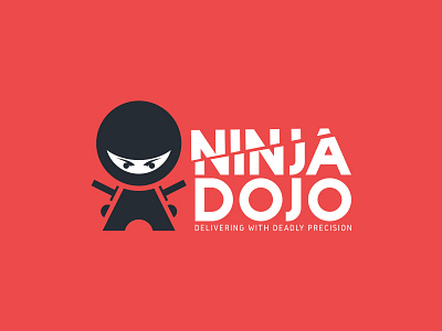 Ninja DOJO brand branding icon identity illustrator logo logotype ukraine vector