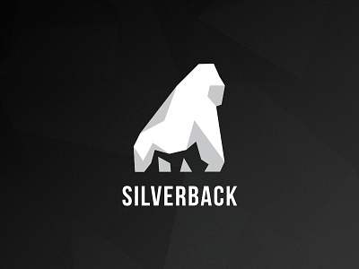Silverback Logo brand branding gorilla icon identity illustrator logo logotype ukraine vector