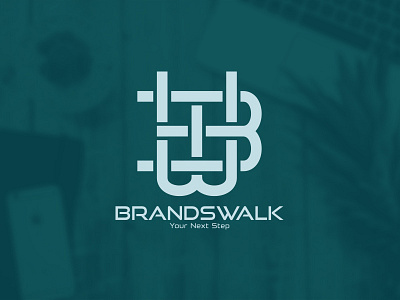 Brandswalk Logo brand branding icon identity illustrator logo logotype ukraine vector