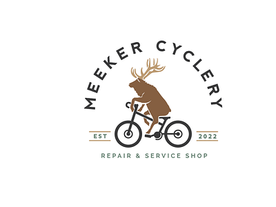 Meeker Cyclery LLC branding design graphic design illustration logo typography vector