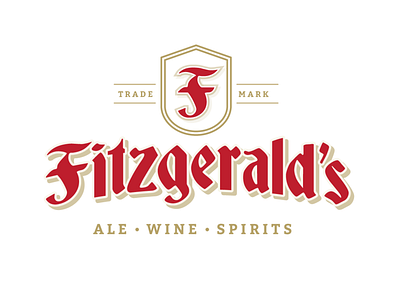 Fitzgeralds ale beer branding brewery design logo vector