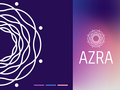 Azra AI ai artificial intelligence feminine healthcare illustrator intelligence logo mark mandala medicine vector