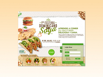 Landingpages for Festival de la Soya