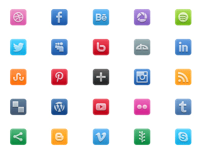 FREEBIE! 225 Social Icons freebie icon network share social