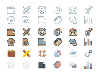 Free Business Icons business ecommerce free freebie icons illustration