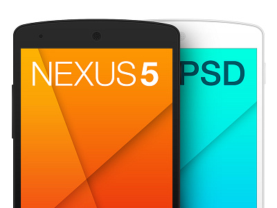 Nexus5 PSD Template