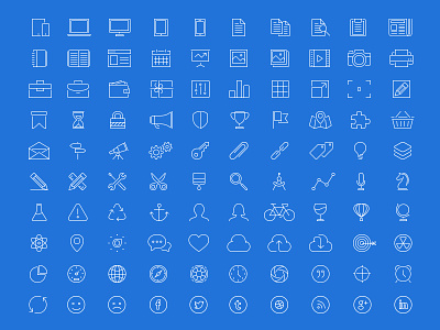 100 FREE Line Style Icons business free freebie glyph icon set icons ios7 line set stroke vector