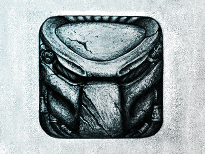 Predator iOS Icon icon ios predator sketch