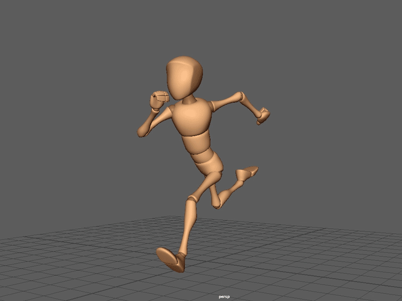 Run Cycle Test 1 3d gif maya run runcycle