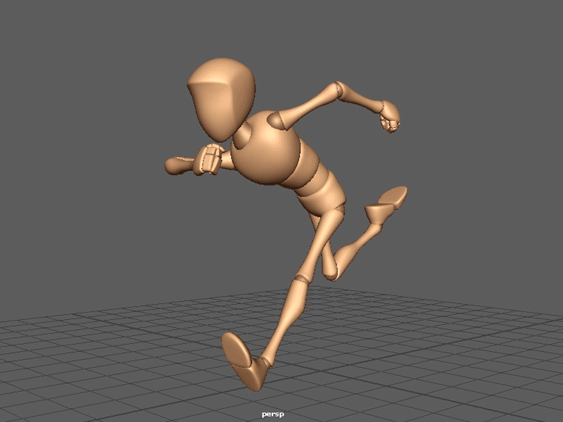 Run Cycle Test 2 3d animation character cycle maya run