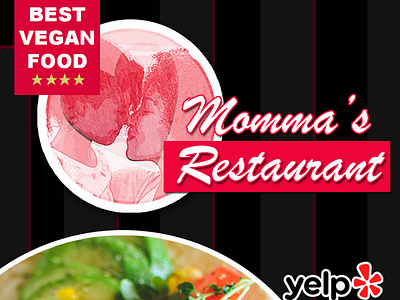 Postcard Design for Momma's Restaurant