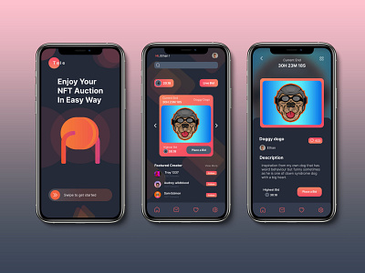 NFT Auction app