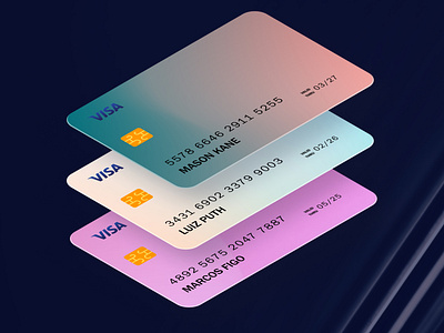 Credit Card Design card creditcard design dribbble figma landing landingpage landingpagedesign web