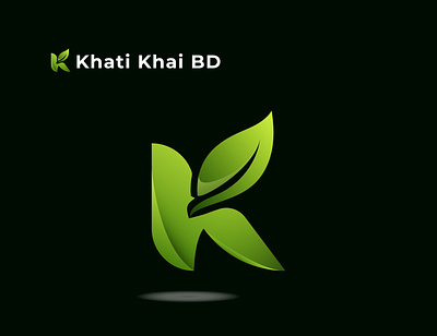 Khati Khai BD branding cleanlogo foodlogo gradientlogo graphic design greenlogo leaflogo logo minimalist modernlogo naturallogo