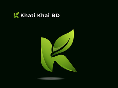 Khati Khai BD branding cleanlogo foodlogo gradientlogo graphic design greenlogo leaflogo logo minimalist modernlogo naturallogo