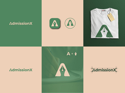 AdmissionX Minimalist / Wordmark logo design