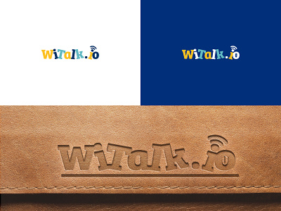 Witalk. io brand guideline branding chat logo cleanlogo design graphic design illustration logo logo design modern logo net logo talk logo talking logo ui vector walkie wifi logo